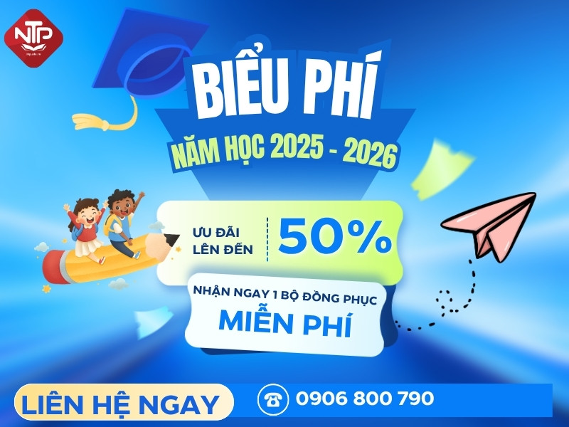 Biểu phí năm học 2025 - 2026
