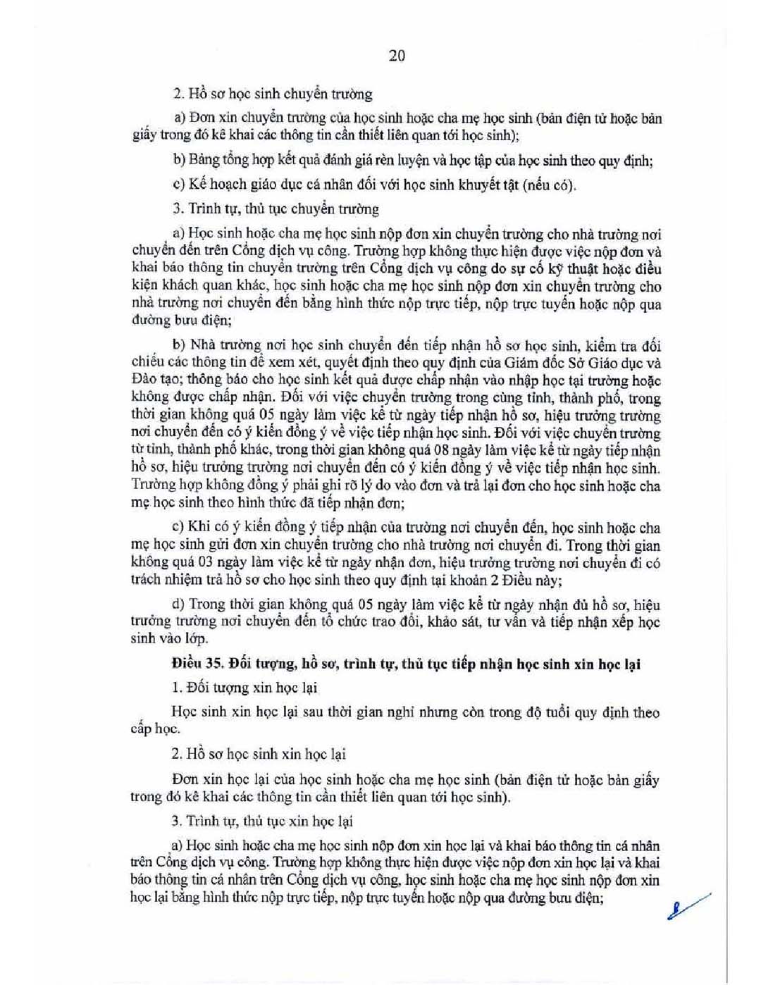 thong tu ban hanh dieu le truong 22