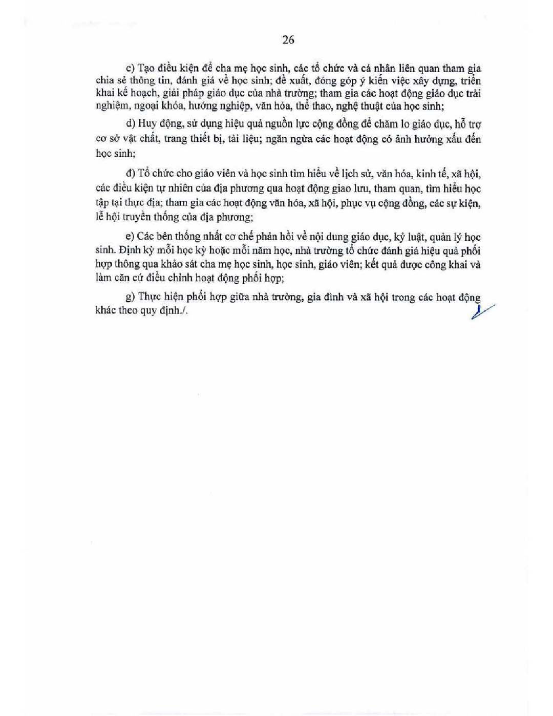 thong tu ban hanh dieu le truong 28