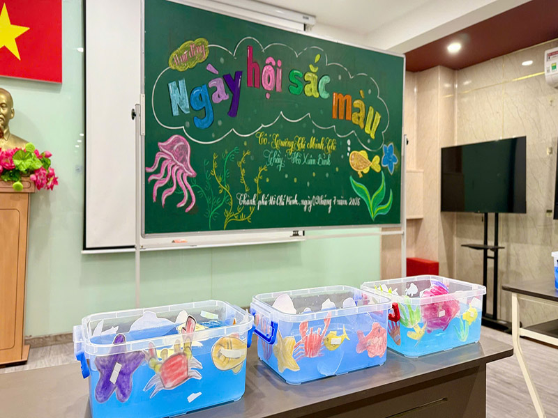 Ngày hội sắc màu - Nơi trí tưởng tượng bay xa