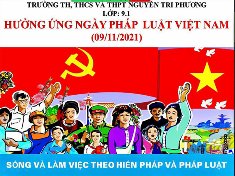 Hưởng ứng ngày Pháp luật Việt Nam 09-11-2021