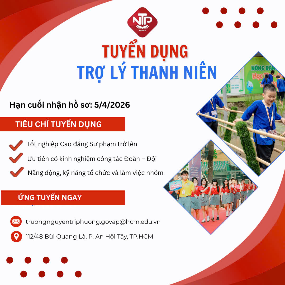 tuyen dung tro ly thanh nien 2025 2026