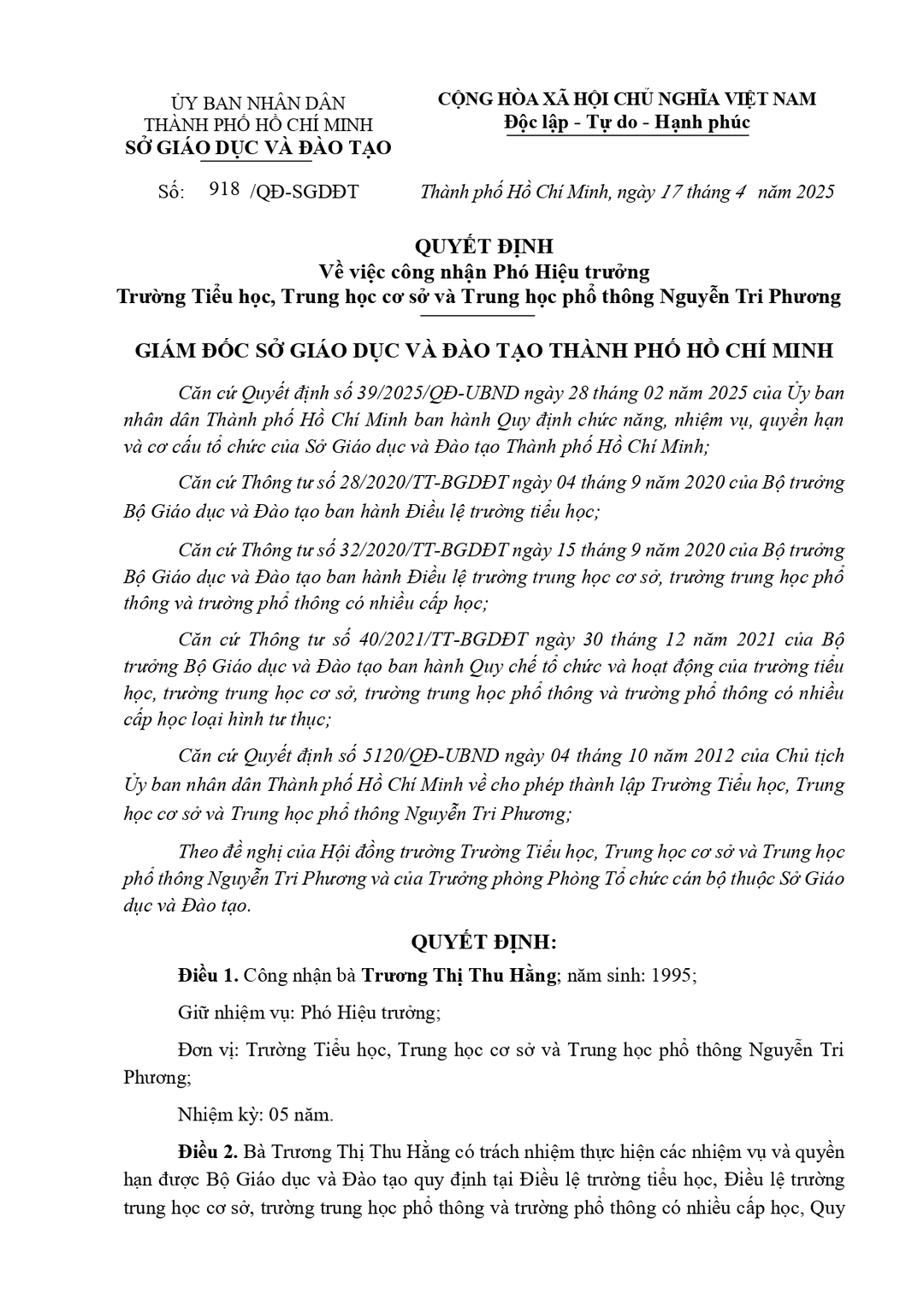 quyet dinh cong nhan pho hieu truong 01